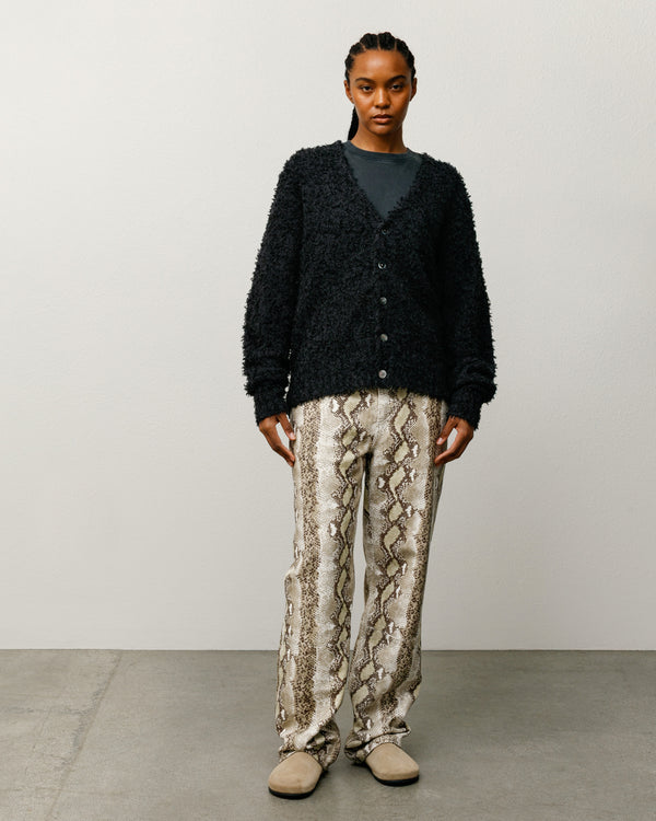 Stüssy TEXTURED CARDIGAN Black