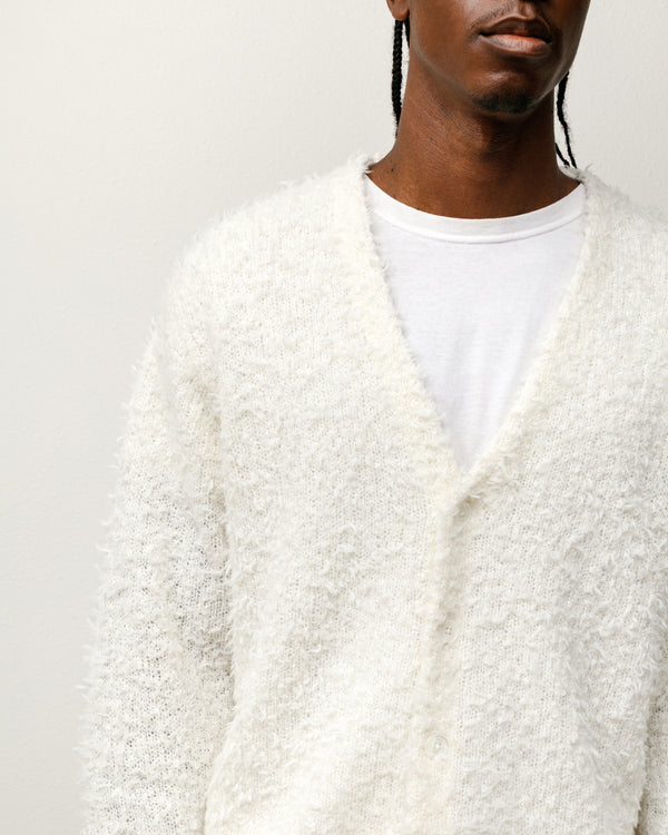 Stüssy TEXTURED CARDIGAN Off White