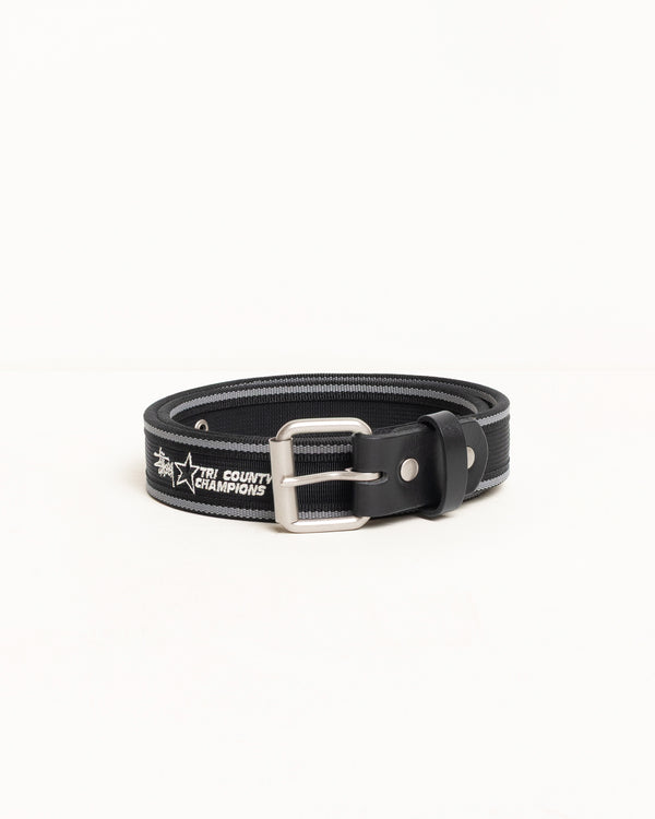 stüssy TRI COUNTY WEBBING BELT Black
