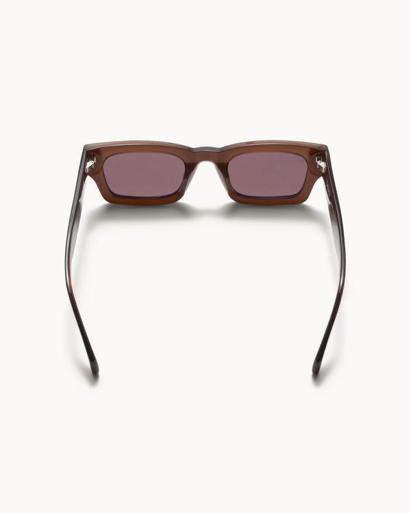 Stüssy VINCENT SUNGLASSES Espresso / Brown Lens
