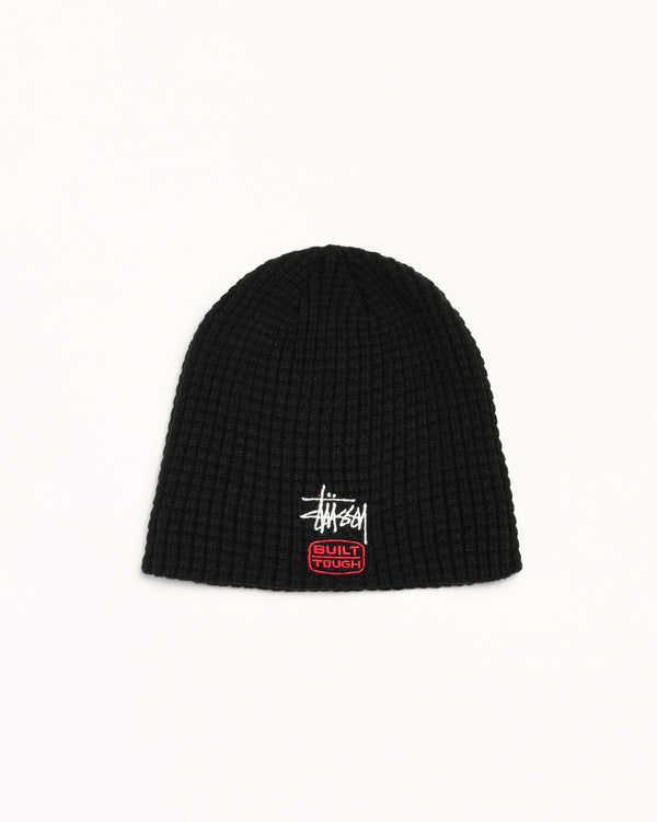 stüssy WAFFLE BUILT TOUGH SKULLCAP Black