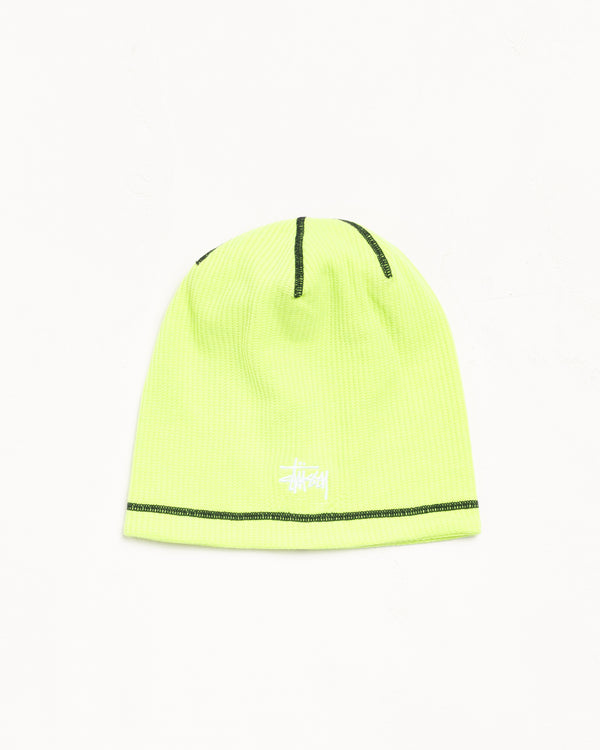 stüssy WAFFLE SKULLCAP Lime