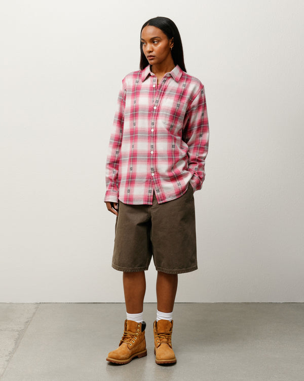 Stüssy WASHED CANVAS WORK SHORT Brown