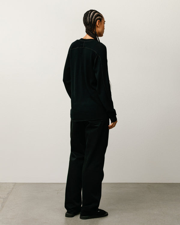 Stüssy WOOL LS THERMAL Black