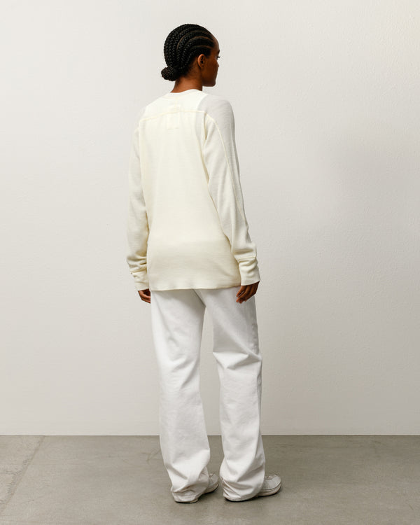 Stüssy WOOL LS THERMAL Ecru