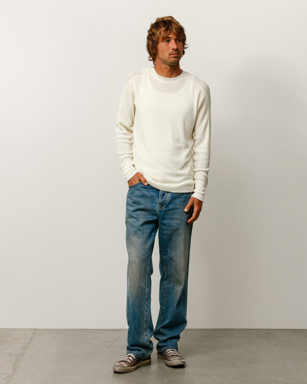 Stüssy WOOL LS THERMAL Ecru