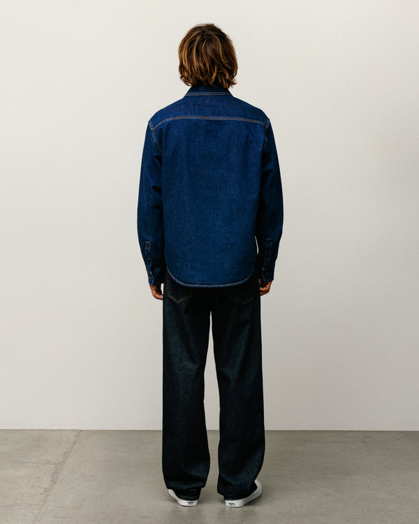 Stüssy WORK DENIM SHIRT Dark Denim