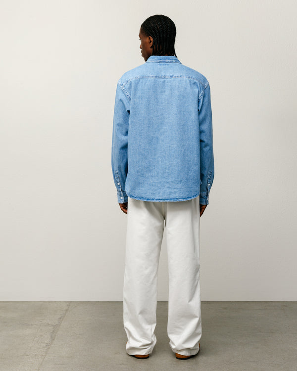 Stüssy WORK DENIM SHIRT Light Denim