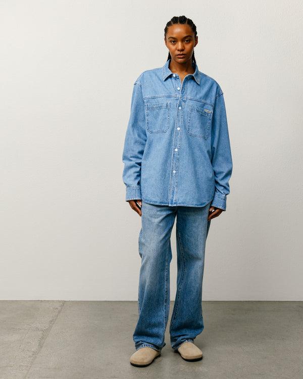 Stüssy WORK DENIM SHIRT Light Denim