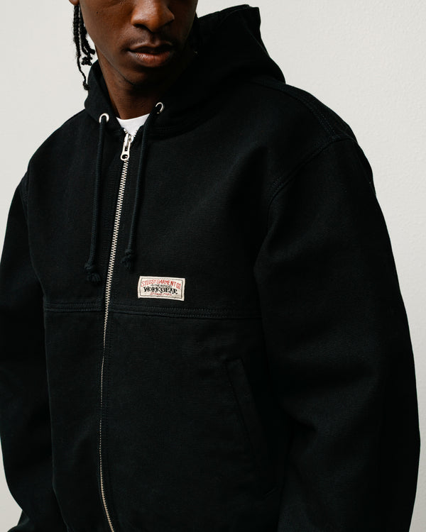 Stüssy WORK JACKET UNLINED CANVAS Black
