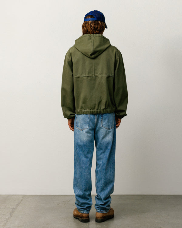 Stüssy WORK JACKET UNLINED CANVAS Olive