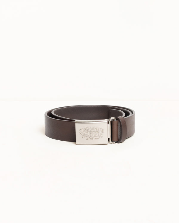 stüssy WORKGEAR BUCKLE BELT Brown