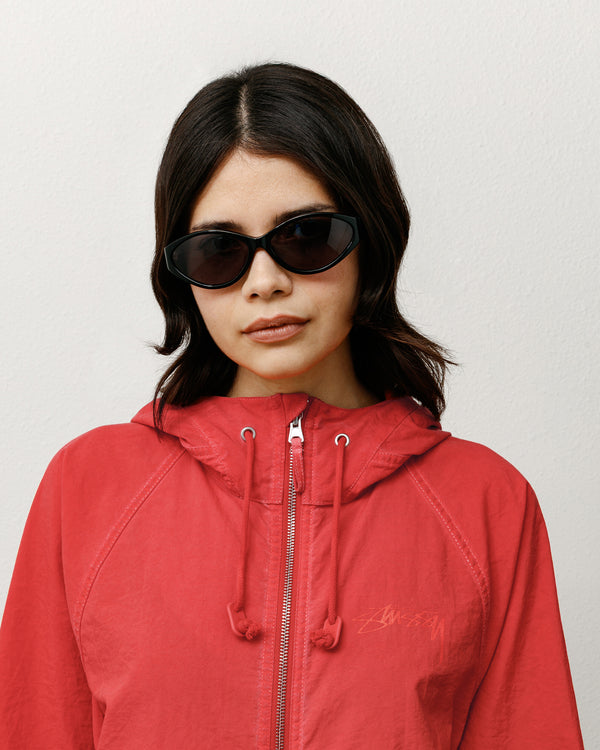 stüssy YUMI SUNGLASSES Black/Black Lens