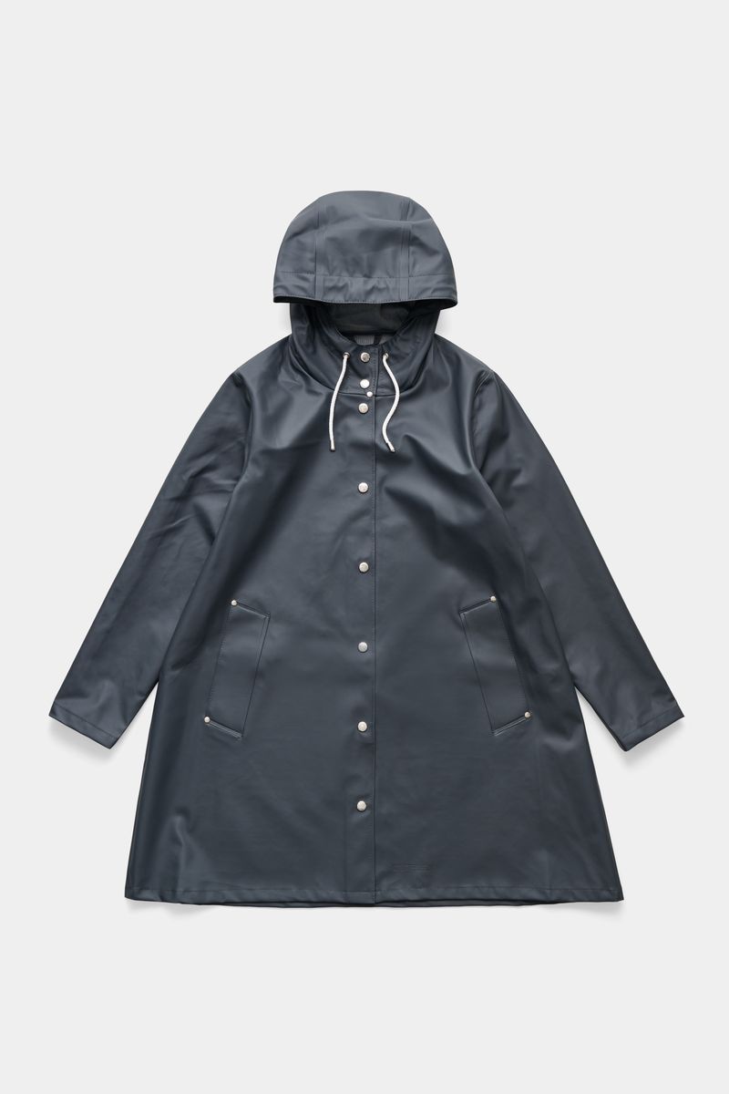 stutterheim Mosebacke Lightweight Raincoat Charcoal