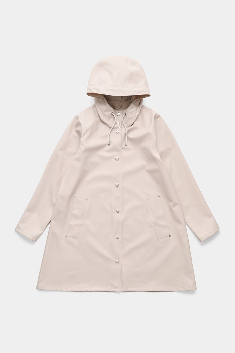 stutterheim Mosebacke Lightweight Raincoat Light Sand
