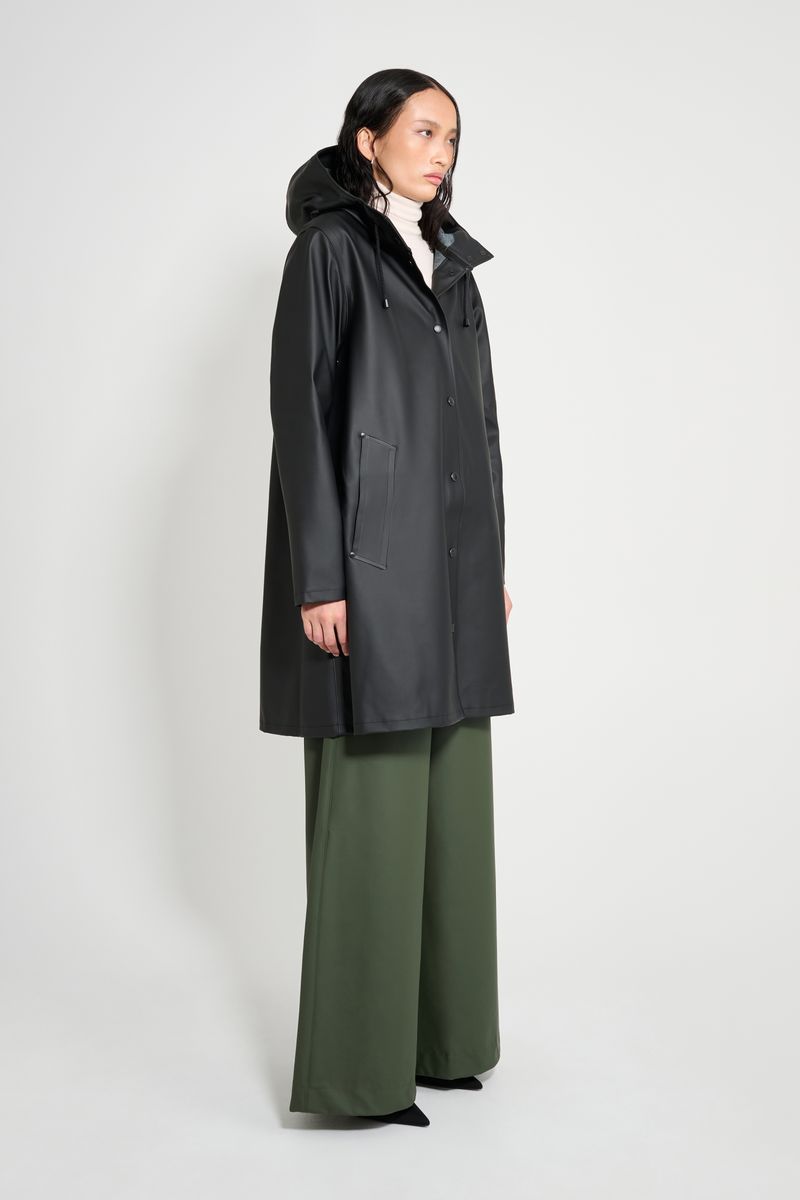 Stutterheim Mosebacke Original A-Line Raincoat Black
