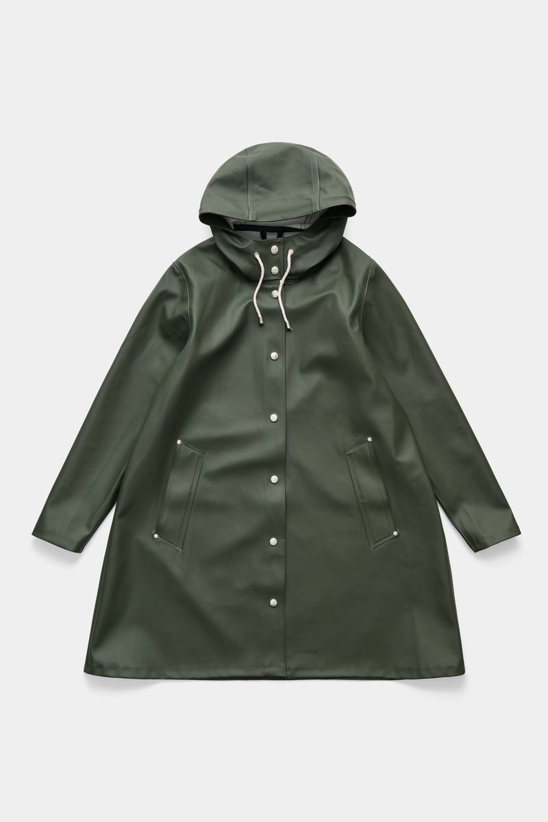 stutterheim Mosebacke Original A-Line Raincoat Green
