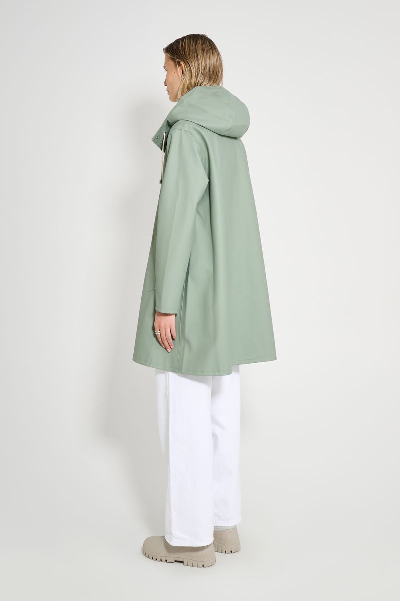 Stutterheim Mosebacke Original A-Line Raincoat Khaki Green