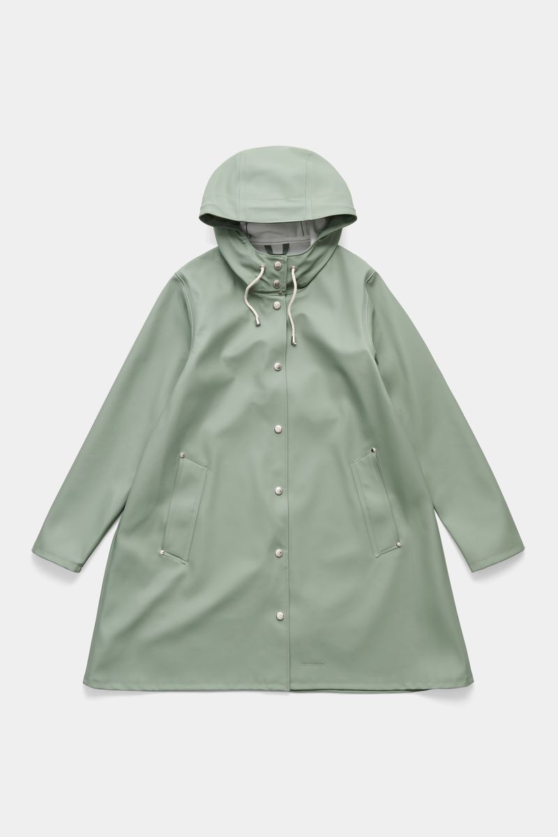 stutterheim Mosebacke Original A-Line Raincoat Khaki Green