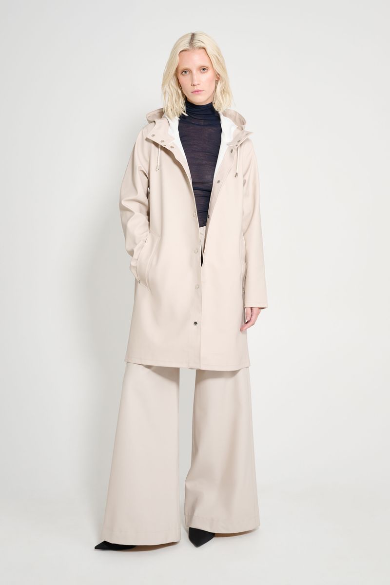 Stutterheim Mosebacke Original A-Line Raincoat Light Sand