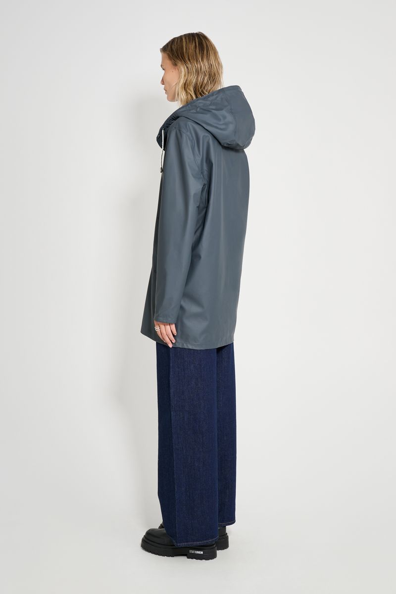 Stutterheim Stockholm Lightweight Raincoat Charcoal