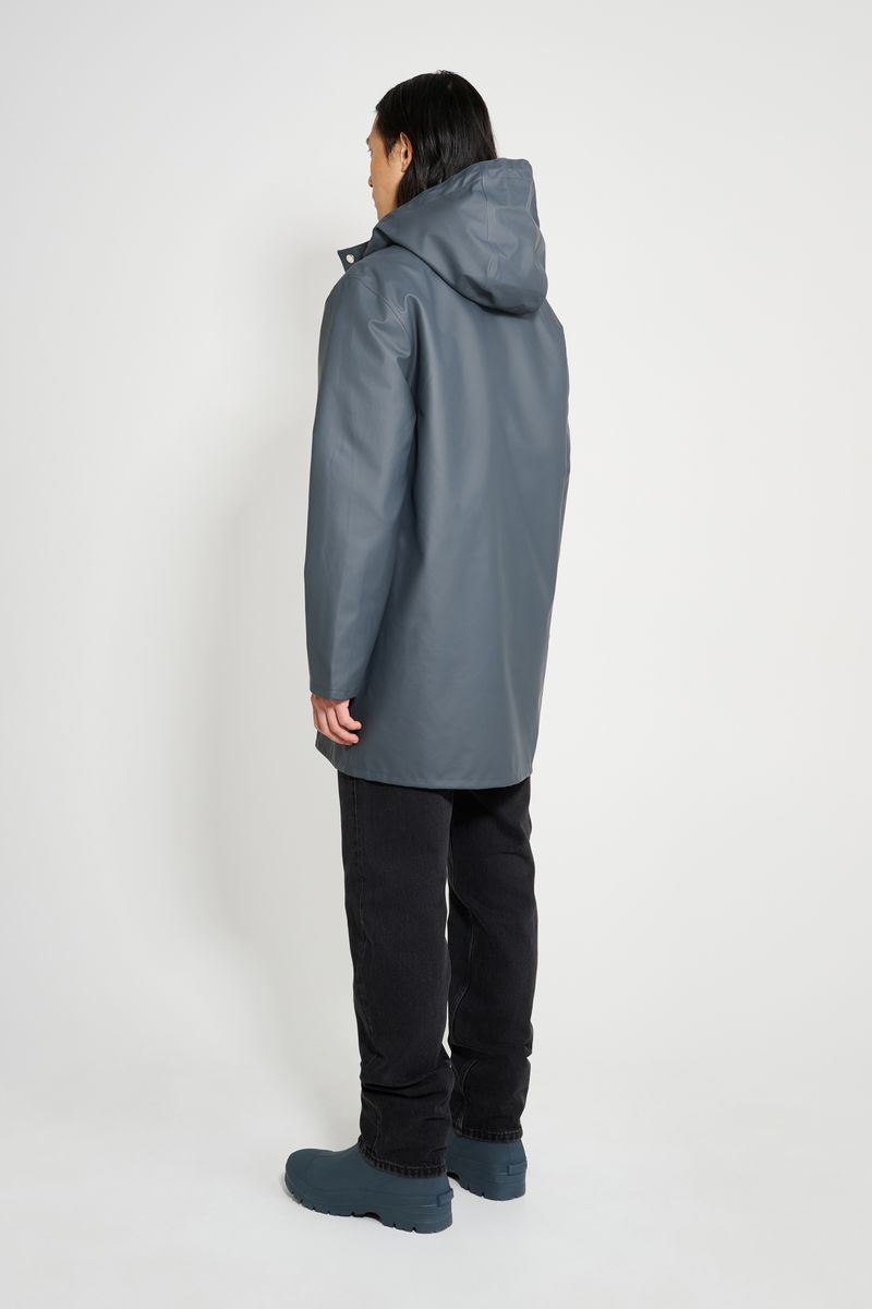 Stutterheim Stockholm Lightweight Raincoat Charcoal