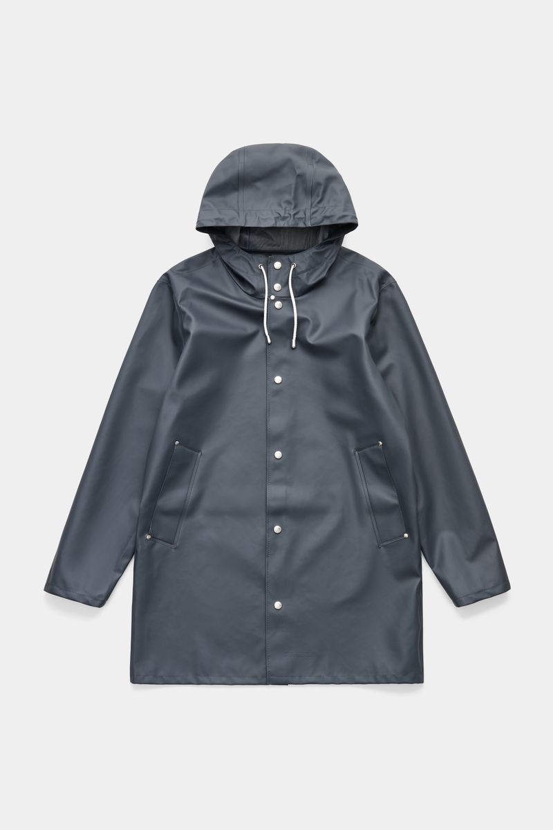stutterheim Stockholm Lightweight Raincoat Charcoal