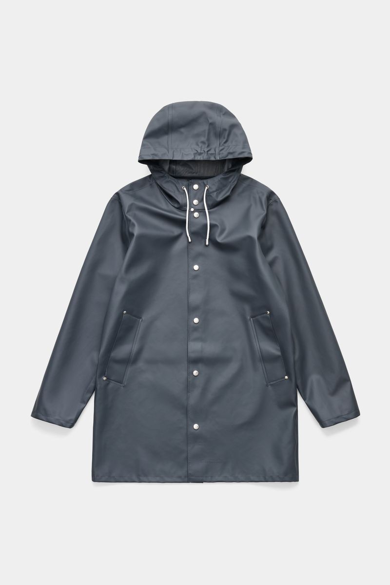 stutterheim Stockholm Lightweight Raincoat Charcoal