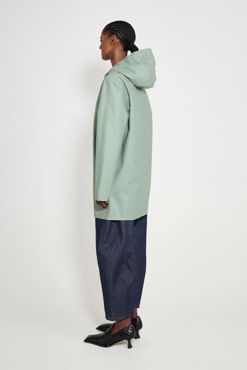 Stutterheim Stockholm Lightweight Raincoat Khaki Green