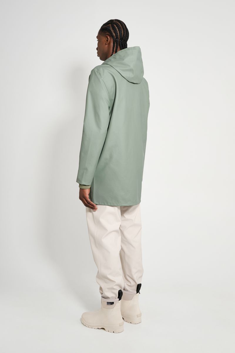 Stutterheim Stockholm Lightweight Raincoat Khaki Green