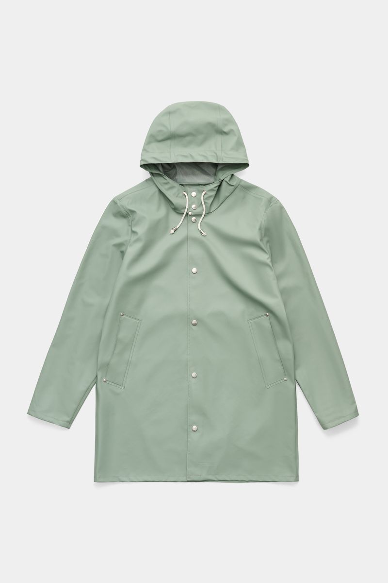 stutterheim Stockholm Lightweight Raincoat Khaki Green