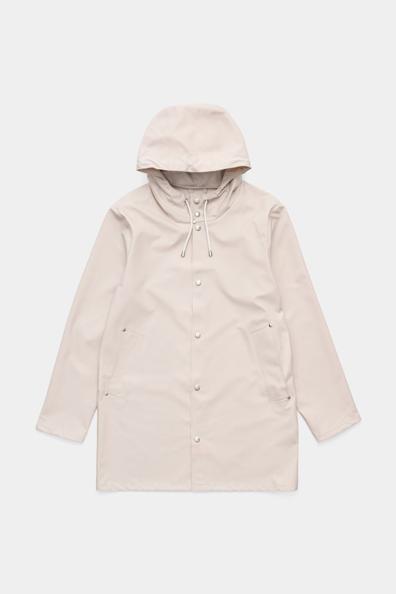 stutterheim Stockholm Lightweight Raincoat Light Sand