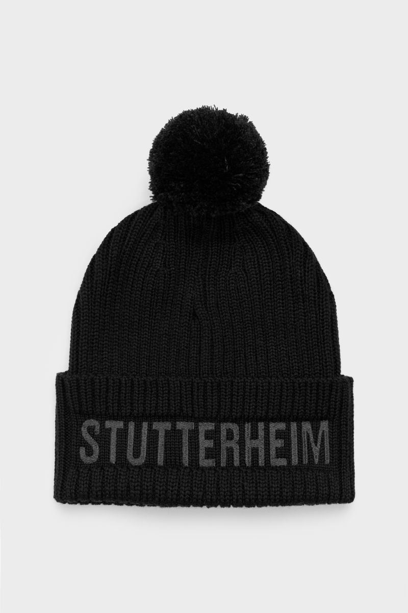 Stutterheim April Beanie Black