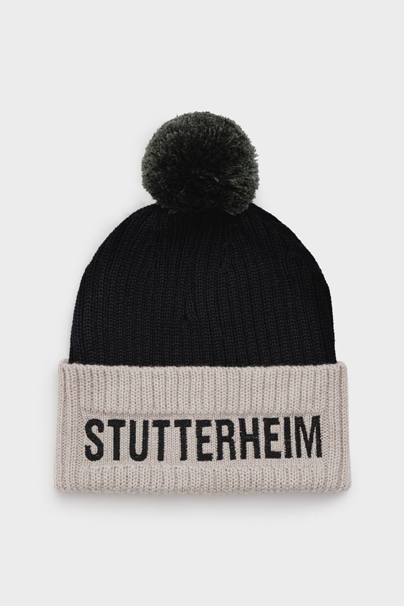 Stutterheim April Beanie Light Sand/Black