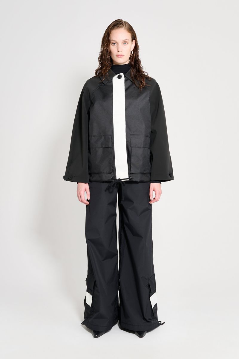 Stutterheim Bandhagen Patch Black/Black/White