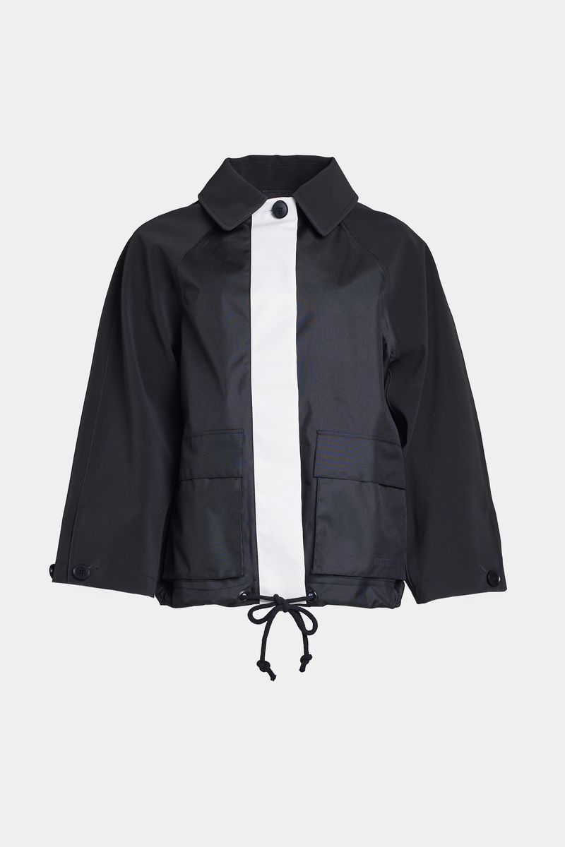 stutterheim Bandhagen Patch Black/Black/White