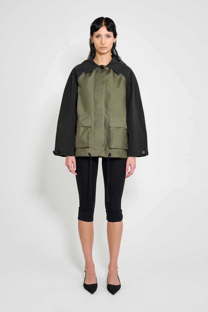 Stutterheim Bandhagen Patch Jacket Green/Black