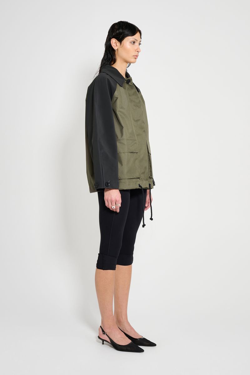 Stutterheim Bandhagen Patch Jacket Green/Black