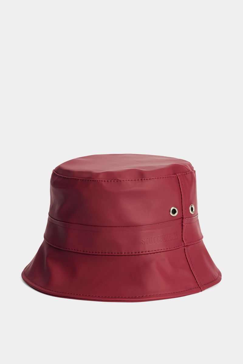 Stutterheim Beckholmen Bucket Hat Burgundy