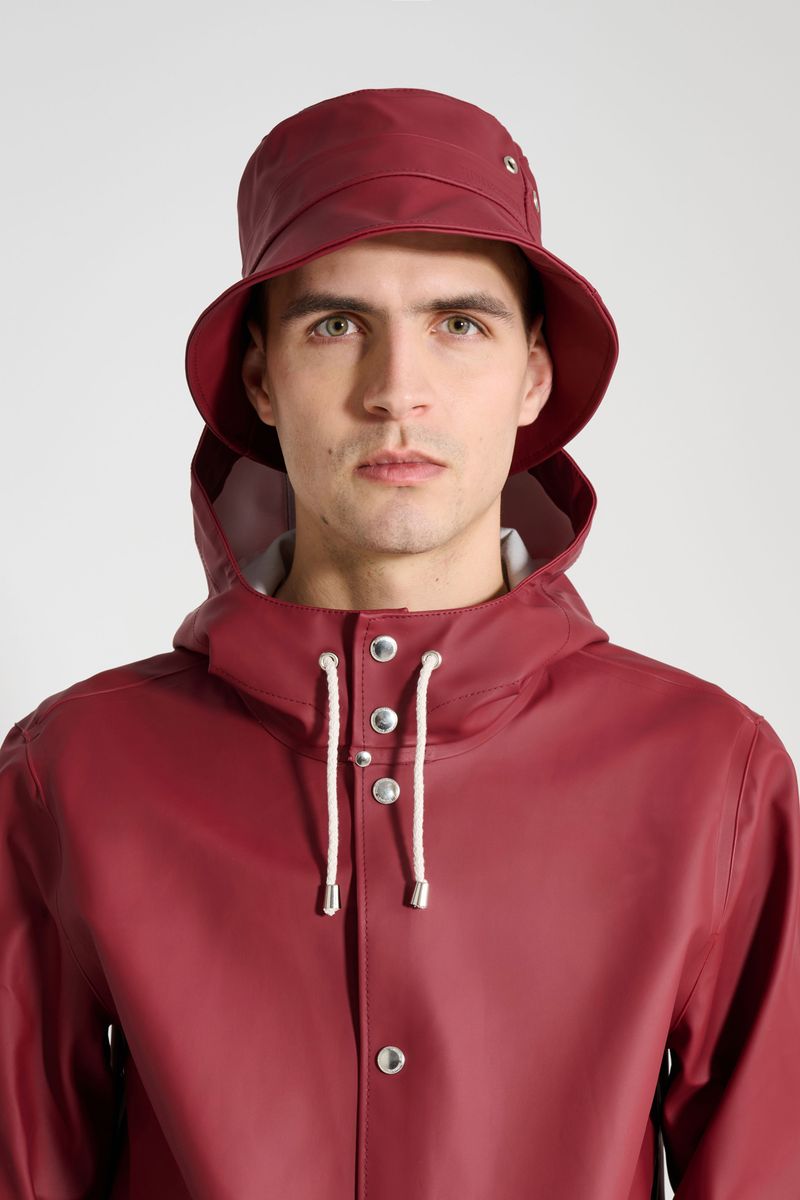 stutterheim Beckholmen Bucket Hat Burgundy