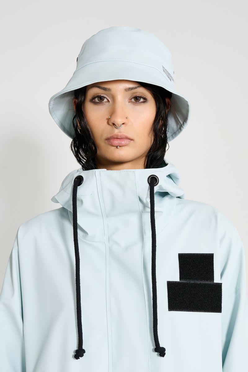 Stutterheim Beckholmen Matte Bucket Hat Frost Grey