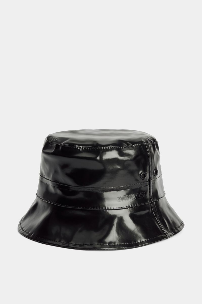 Stutterheim Beckholmen Opal Bucket Hat Black