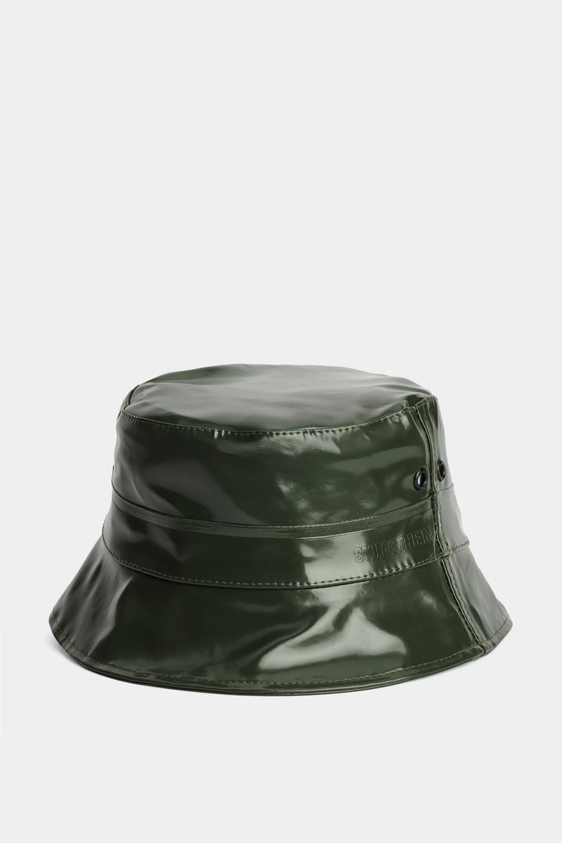 Stutterheim Beckholmen Opal Bucket Hat Green