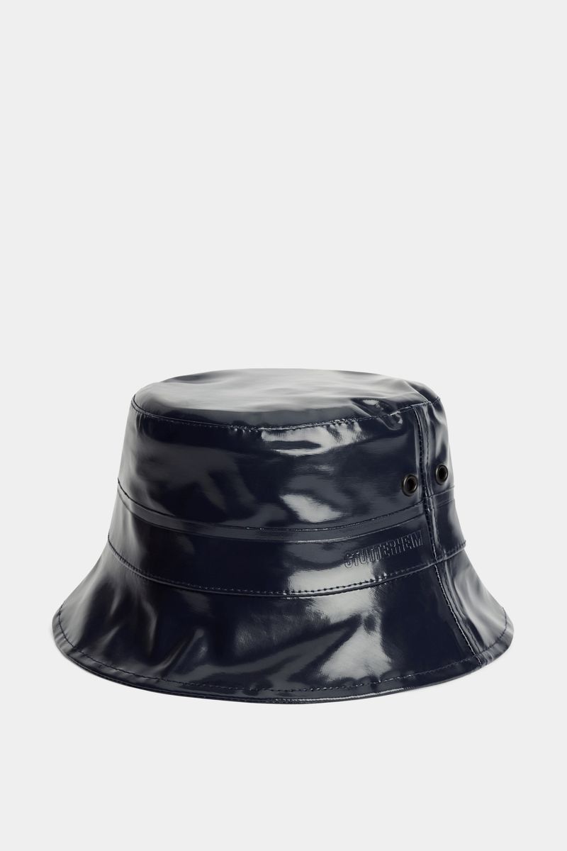 Stutterheim Beckholmen Opal Bucket Hat Navy
