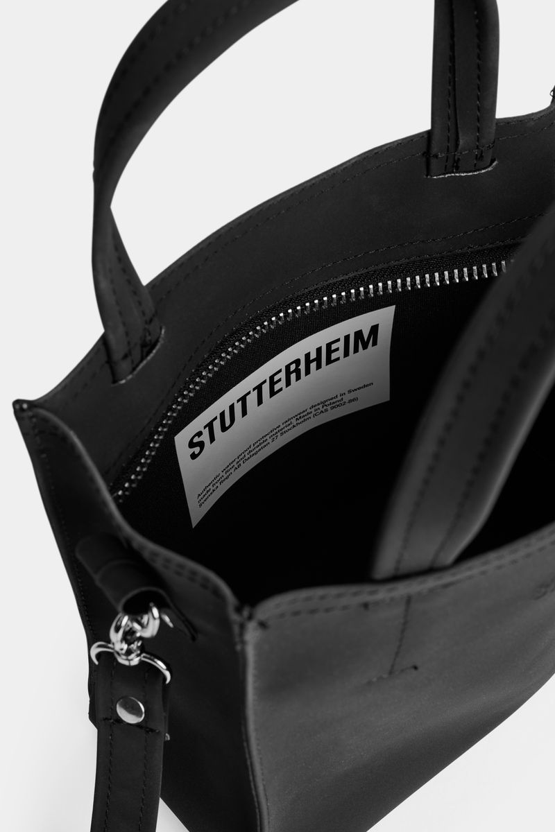 stutterheim Biblio Bag Matte Black