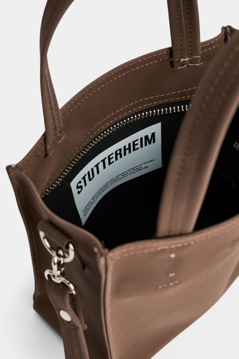 stutterheim Biblio Bag Matte Dark Brown