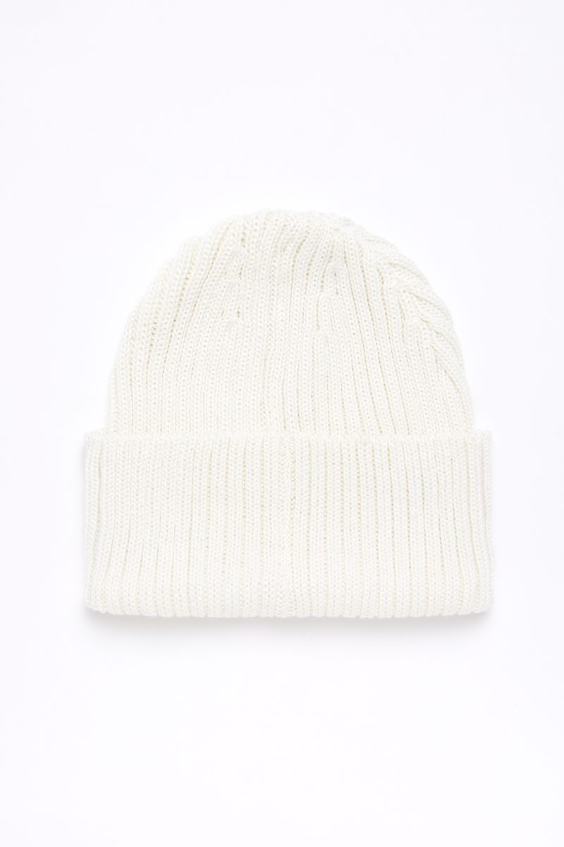 Stutterheim Big L Beanie Off-White
