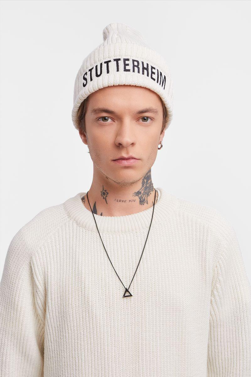 stutterheim Big L Beanie Off-White