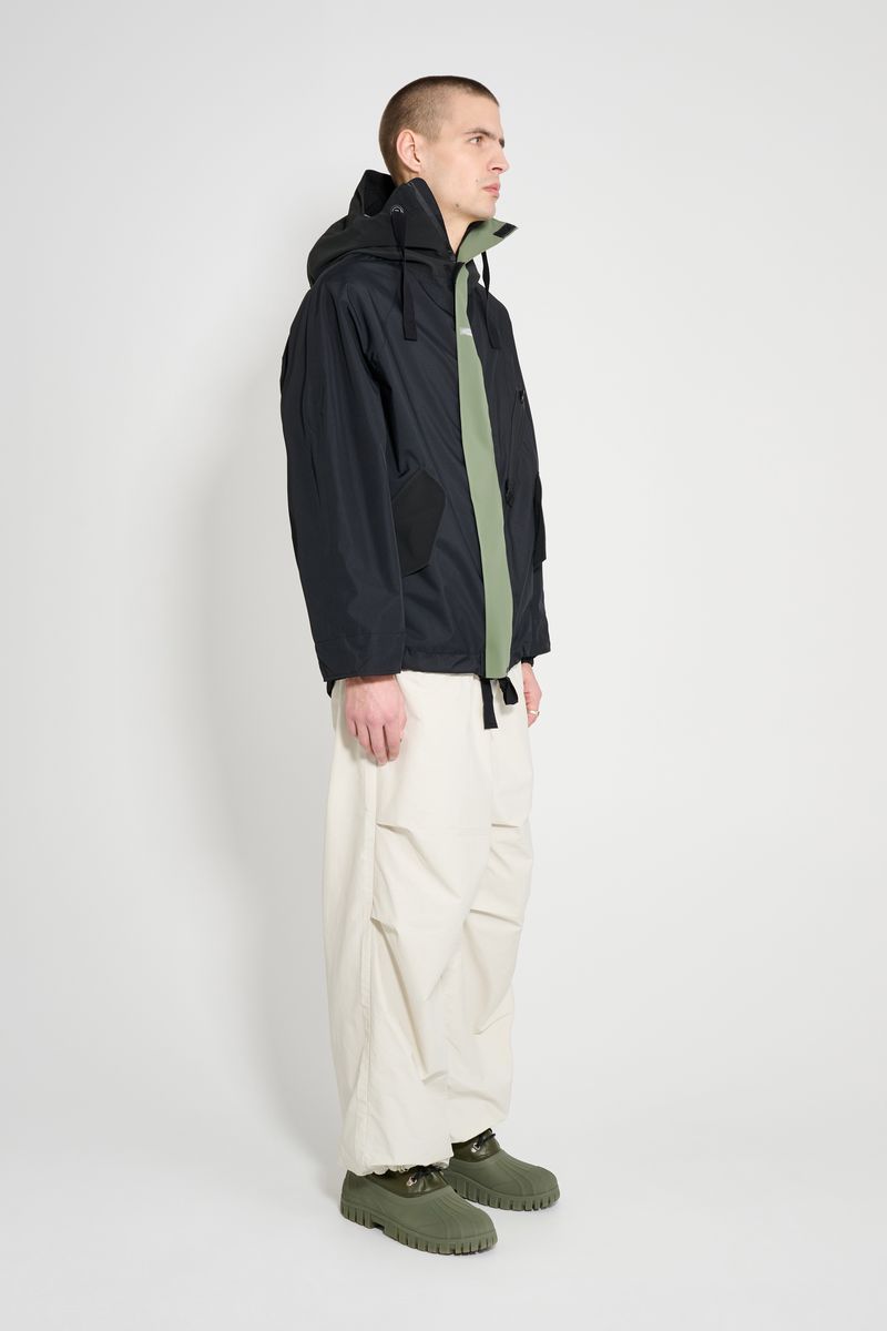 Stutterheim Birka Hooded Jacket Black
