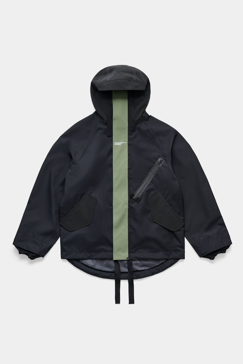 stutterheim Birka Hooded Jacket Black